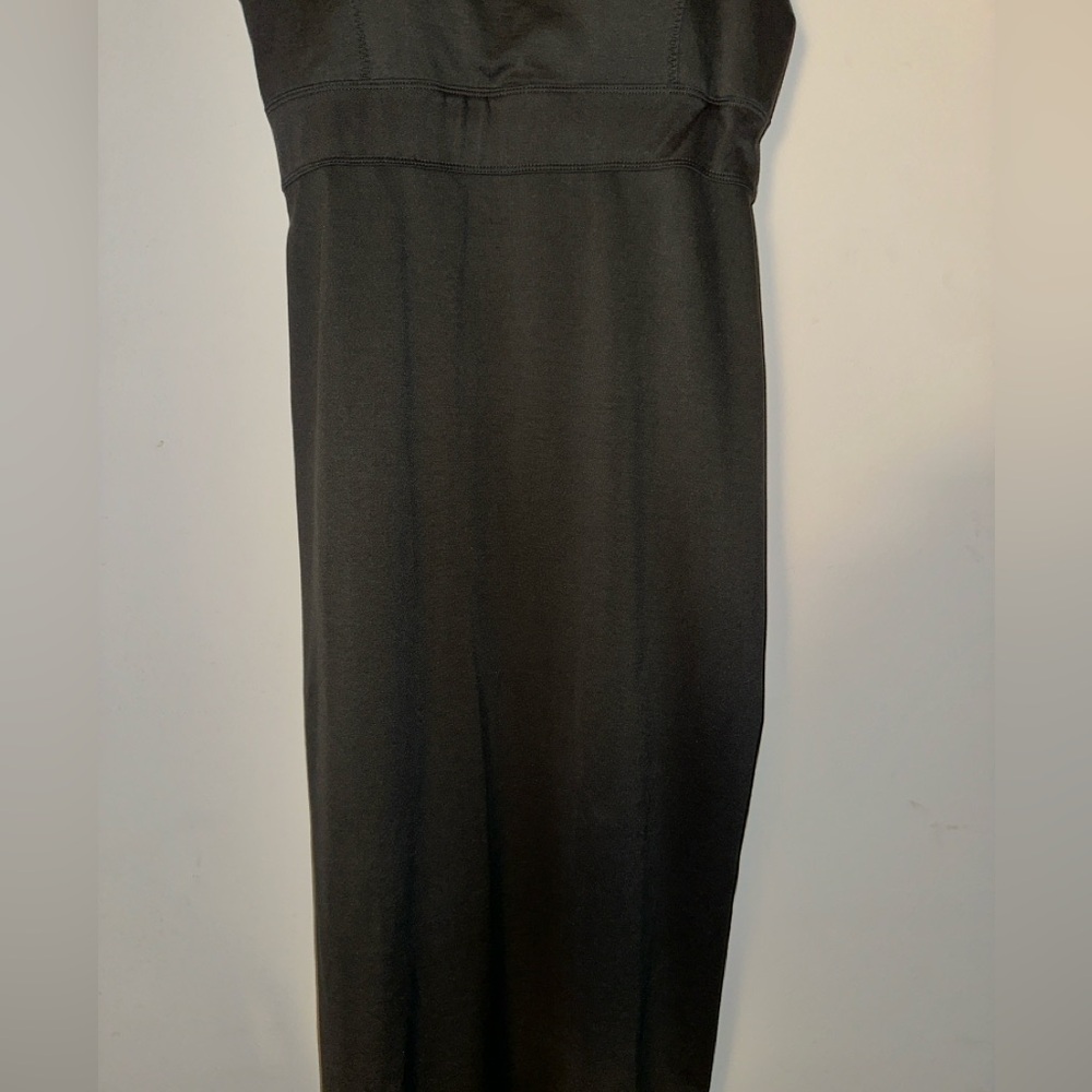 Athleta - Deep Breath Sheath Travel Dress, Olive, L - Picture 6 of 9